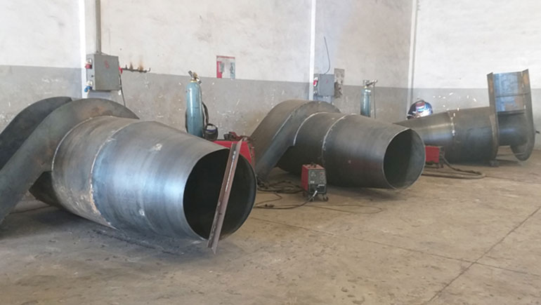 Fabrication des équipements chaudronnés et montage