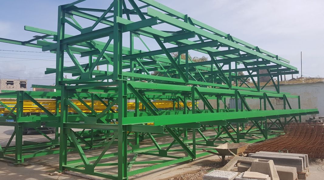 Sablage et Peinture Des Tronçons Dégradés